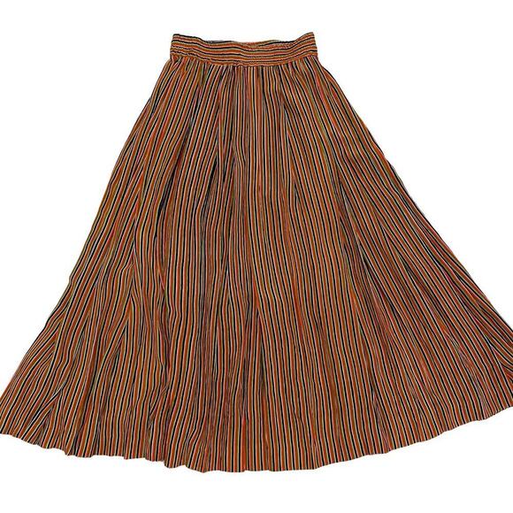 Vintage Bob Mackie 3-Piece Set | L, Sequin Shell, Tie Blouse, Skirt, Bold Stripe - Picture 3 of 7